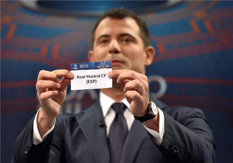 SWITZERLAND SOCCER UEFA CHAMPIONS LEAGUE DRAW