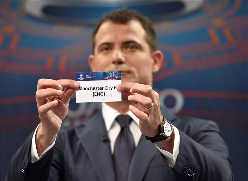 SWITZERLAND SOCCER UEFA CHAMPIONS LEAGUE DRAW