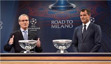 SWITZERLAND SOCCER UEFA CHAMPIONS LEAGUE DRAW