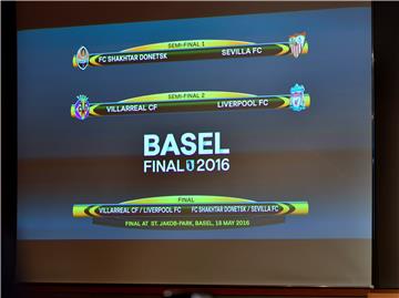 SWITZERLAND SOCCER UEFA EUROPA LEAGUE DRAW