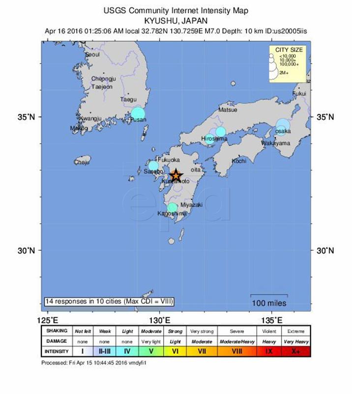 JAPAN EARTHQUAKE