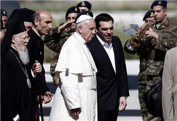 GREECE POPE LESVOS