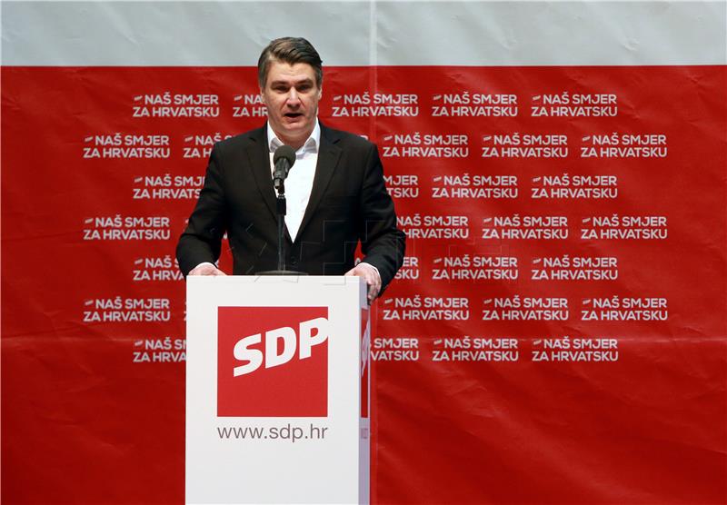 Milanovic: SDP won't stay in the opposition for long