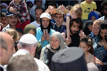 GREECE POPE LESVOS