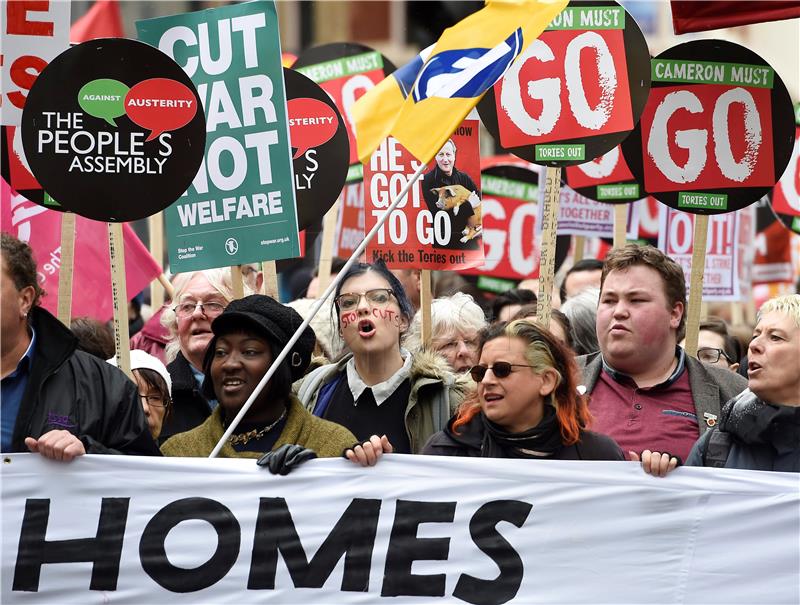 BRITAIN ANTI AUSTERITY PROTEST