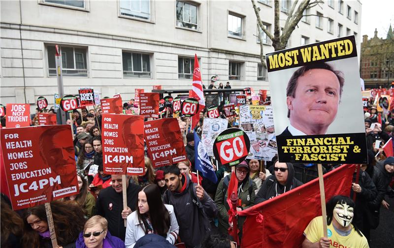 BRITAIN ANTI AUSTERITY PROTEST