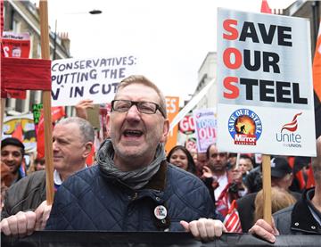 BRITAIN ANTI AUSTERITY PROTEST