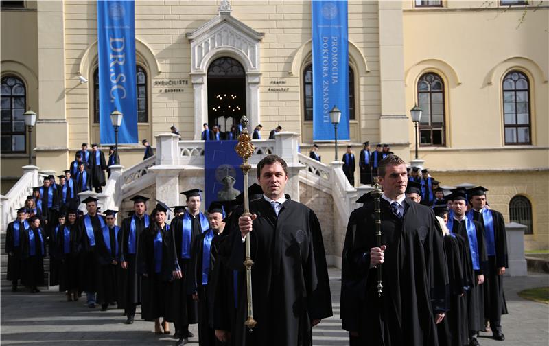 Svečana promocija novih doktora znanosti i umjetnosti Sveučilišta u Zagrebu