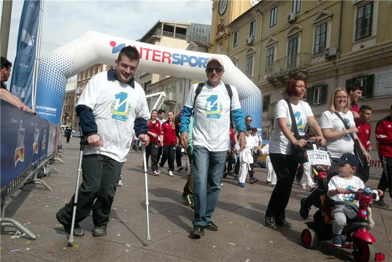 Rijeka: Jubilarno 20. izdanje sportsko-rekreativne priredbe "Homo si teć"