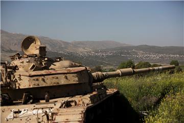 ISRAEL SYRIA DEFENCE GOLAN HEIGHTS