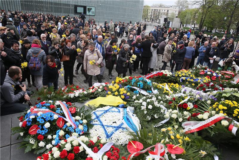 POLAND WARSAW GHETTO UPRISING ANNIVERSARY