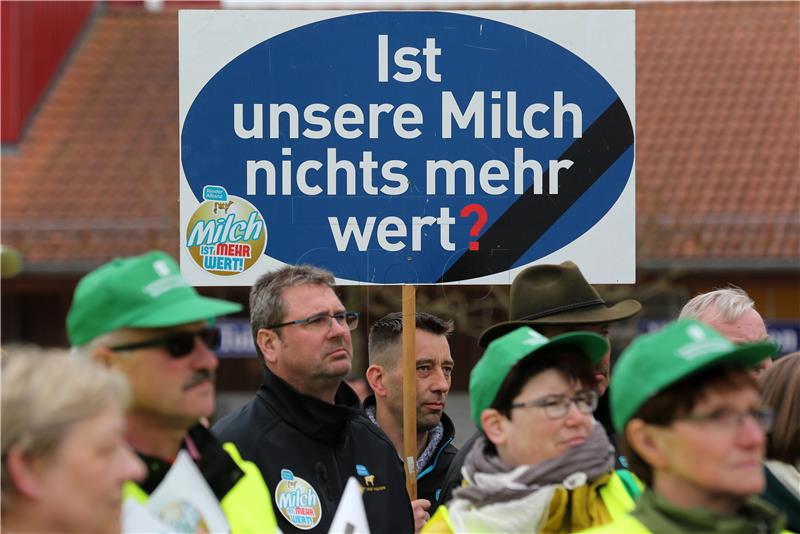 GERMANY DAIRY FARMERS PROTEST