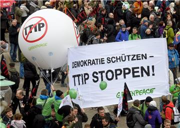 GERMANY FTA TTIP CETA PROTEST