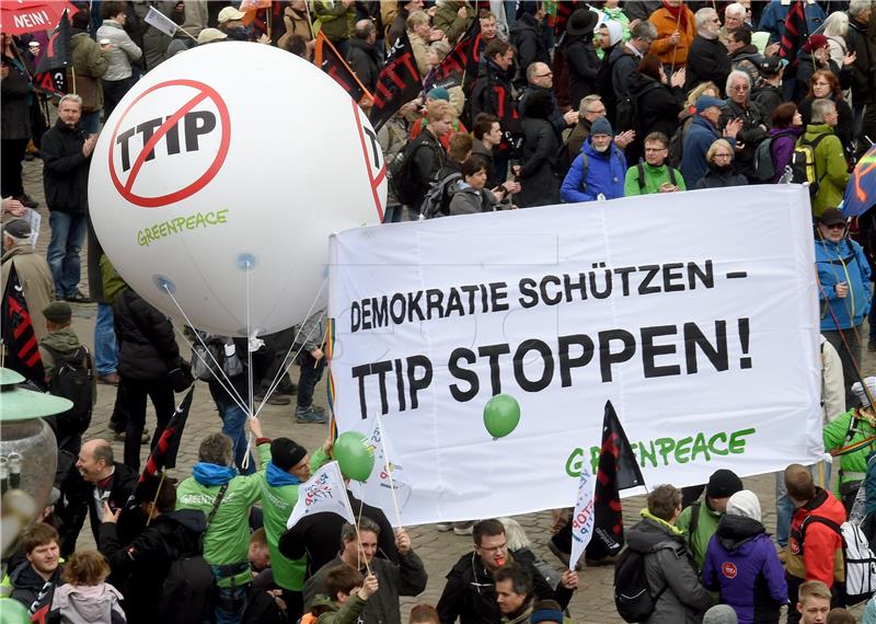 Na prosvjedu protiv TTIP-a u Hanoveru do 50.000 ljudi