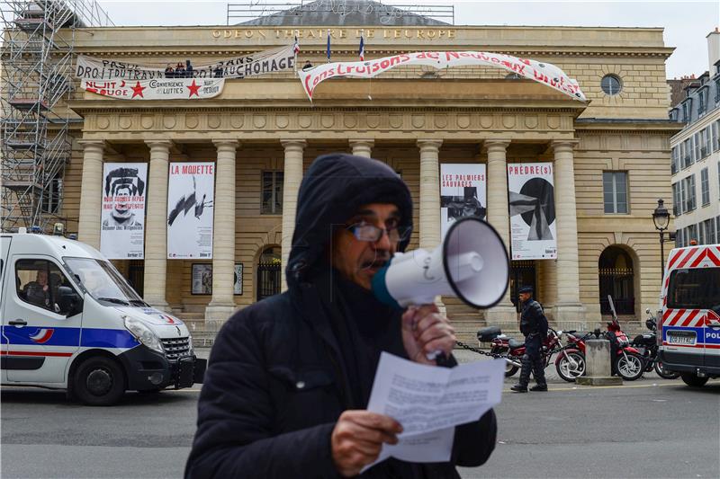 FRANCE WORKERS PROTEST