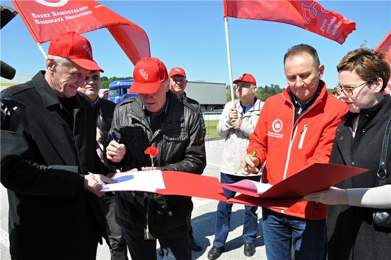 SSSH i ZSSS potpisali izjavu o izbjeglicama "Ljudska i radnička prava za sve"