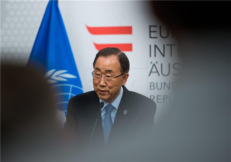 AUSTRIA UN BAN KI-MOON VISIT