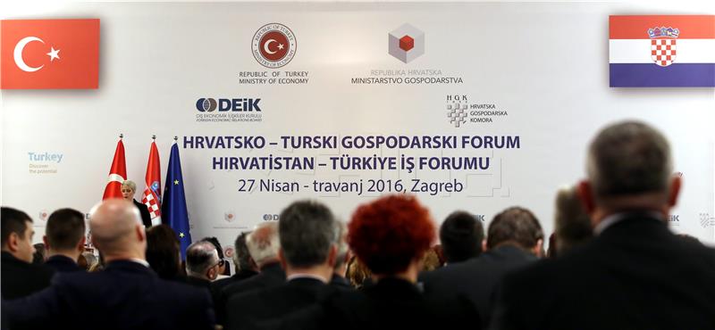 Economic cooperation between Croatia and Turkey good, but far from potential