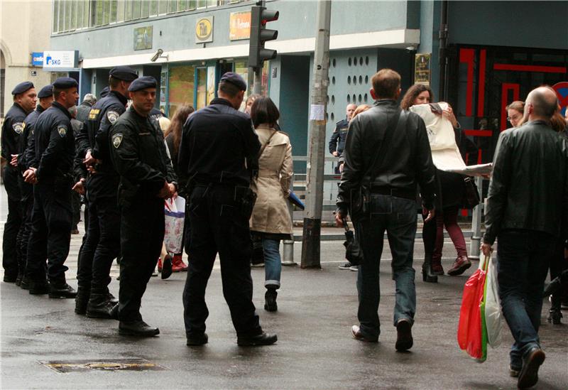 Prosvjed povodom boravka turskog predsjednika Erdogana u Hrvatskoj