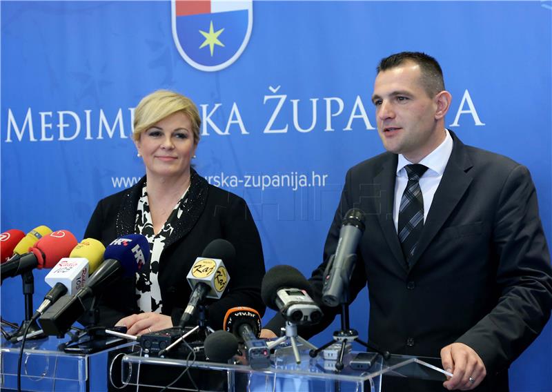 Predsjednica Grabar Kitarović posjetila Međimursku županiju