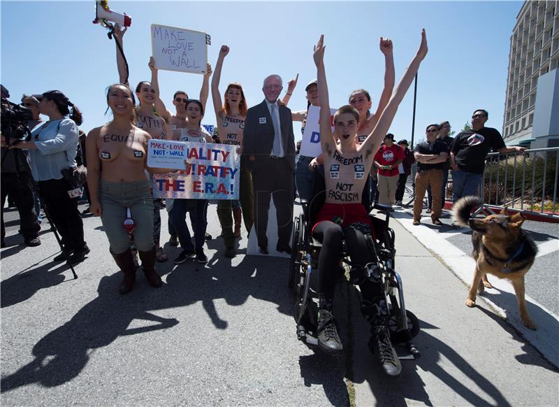 USA ANTI TRUMP DEMONSTRATION