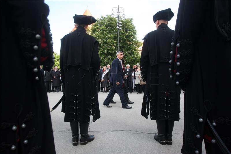 Mimohod Zrinske garde Čakovec povodom proslave petog Spomendana Zrinskih i Frankopana