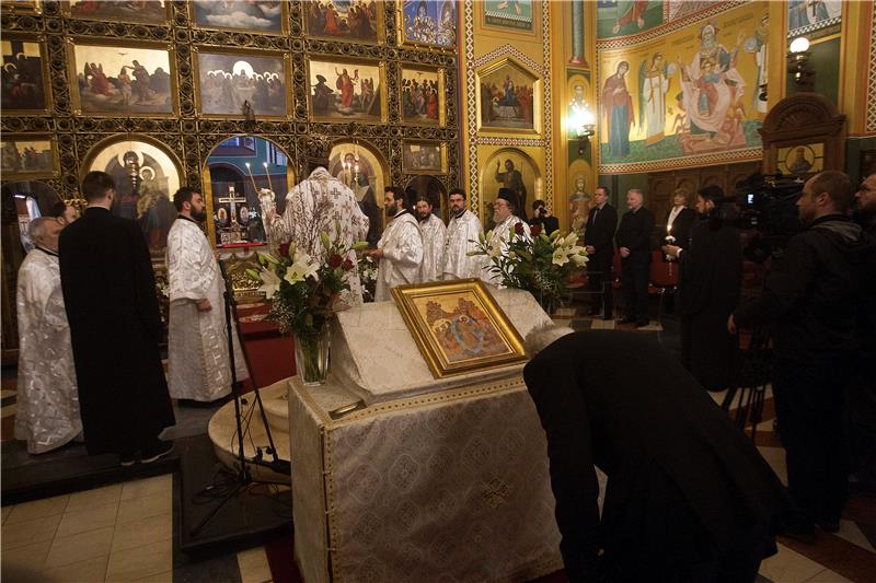 Mitropolit Porfirije predvodio liturgiju povodom pravoslavnog Uskrsa