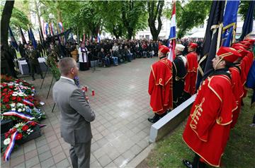 Okučani: Svečano obilježavanje 21. obljetnice vojno redarstvene operacije "Bljesak" 