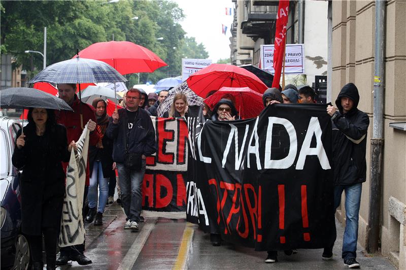 Praznik rada: Prosvjedni marš "Kapital napada, radnice i radnici vrijeme je za otpor"