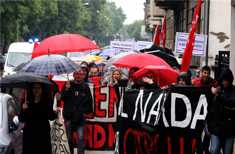 Praznik rada: Prosvjedni marš "Kapital napada, radnice i radnici vrijeme je za otpor"