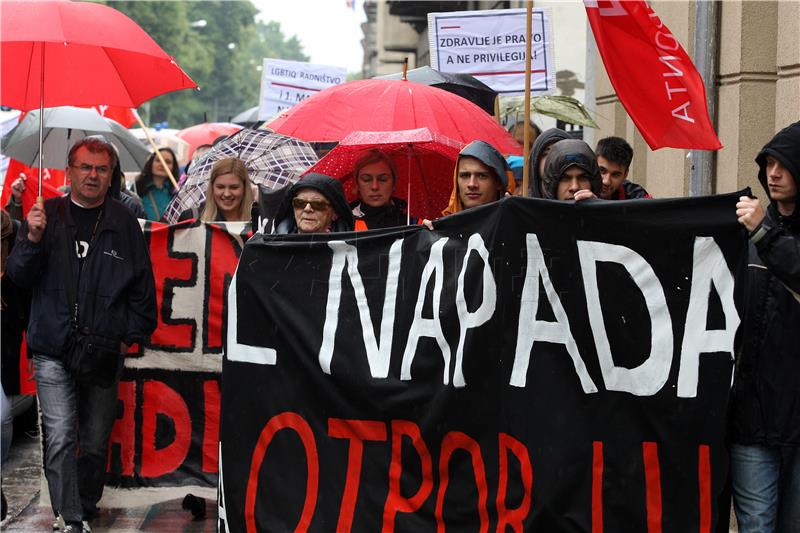 Praznik rada: Prosvjedni marš "Kapital napada, radnice i radnici vrijeme je za otpor"