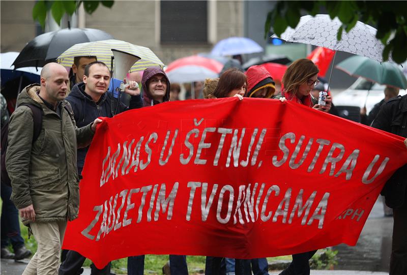 Praznik rada: Prosvjedni marš "Kapital napada, radnice i radnici vrijeme je za otpor"