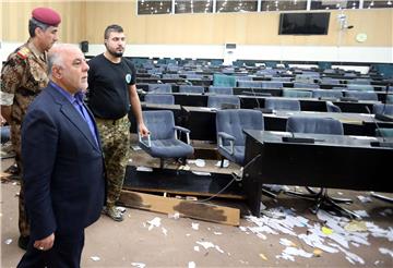 IRAQ PARLIAMENT BREACH