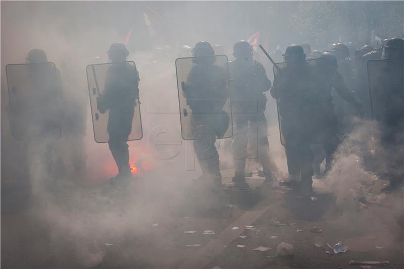 FRANCE MAY DAY PROTEST