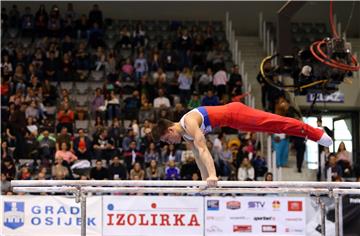 Osijek: Drugi dan finala na natjecanju Svjetskog gimnastičkog kupa