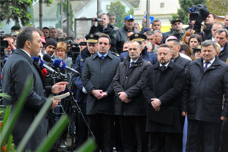 25th anniversary of death of 12 police in Borovo commemorated