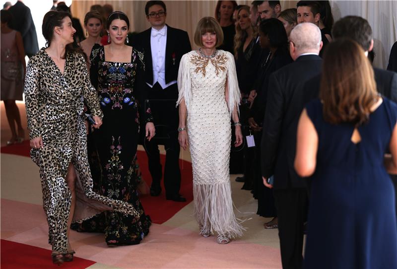 USA NEW YORK MET GALA 2016