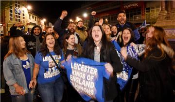 BRITAIN SOCCER LEICESTER CHAMPIONS