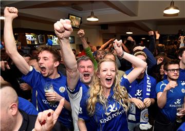 BRITAIN SOCCER LEICESTER CHAMPIONS