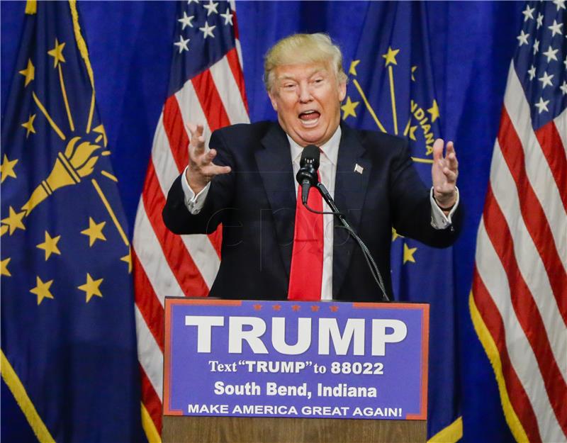 USA ELECTIONS INDIANA TRUMP