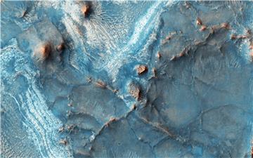 SPACE SCIENCE COLORFUL MARS