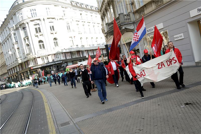 Prosvjed zaposlenih u dječjim vrtićima