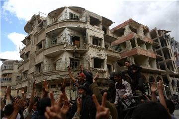 SYRIA DOUMA PROTEST