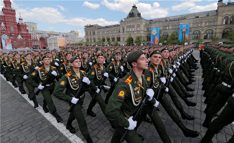 RUSSIA VICTORY PARADE REHEARSAL