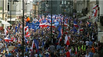 POLAND WARSAW OPPOSITION RALLY