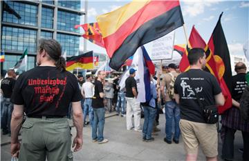 GERMANY RIGT WING DEMONSTRATION