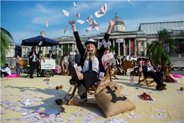 BRITAIN PROTEST TAX HAVENS