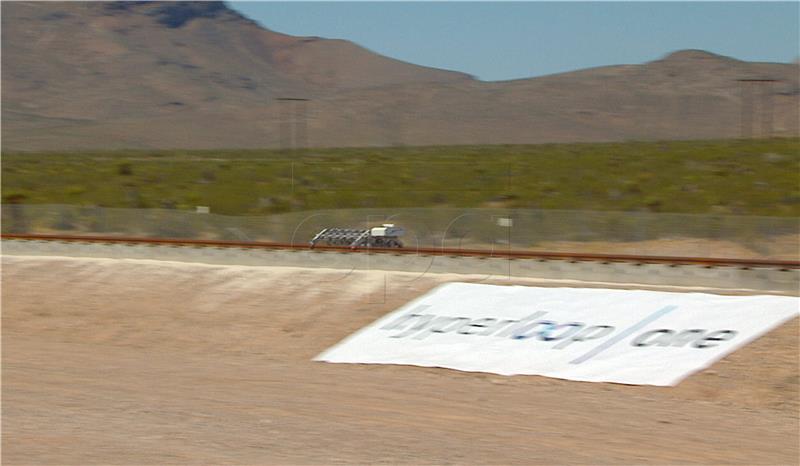 USA TECHNOLOGY HYPERLOOP ONE TEST