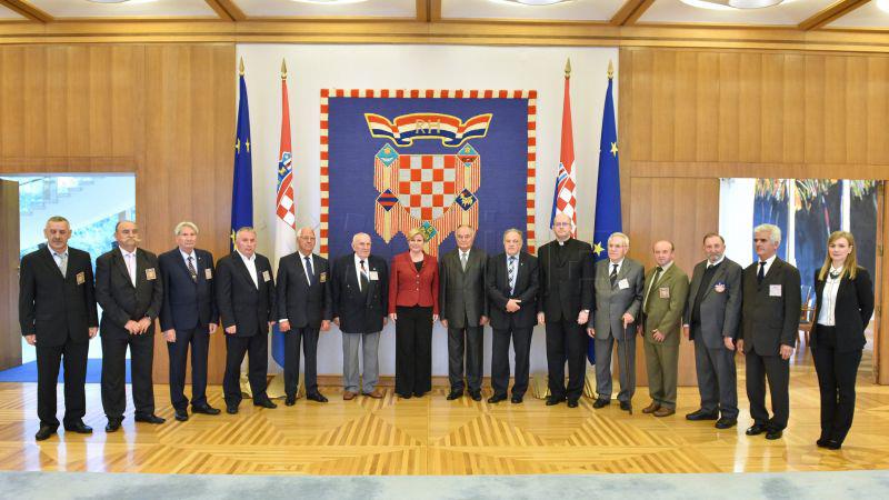 President received delegation of Honorary Bleiburg Platoon