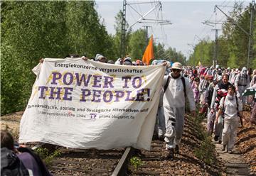 GERMANY PROTEST BROWN COAL